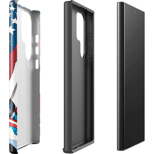 Marvel Captain America Action Pose Galaxy S25 Ultra Impact Case